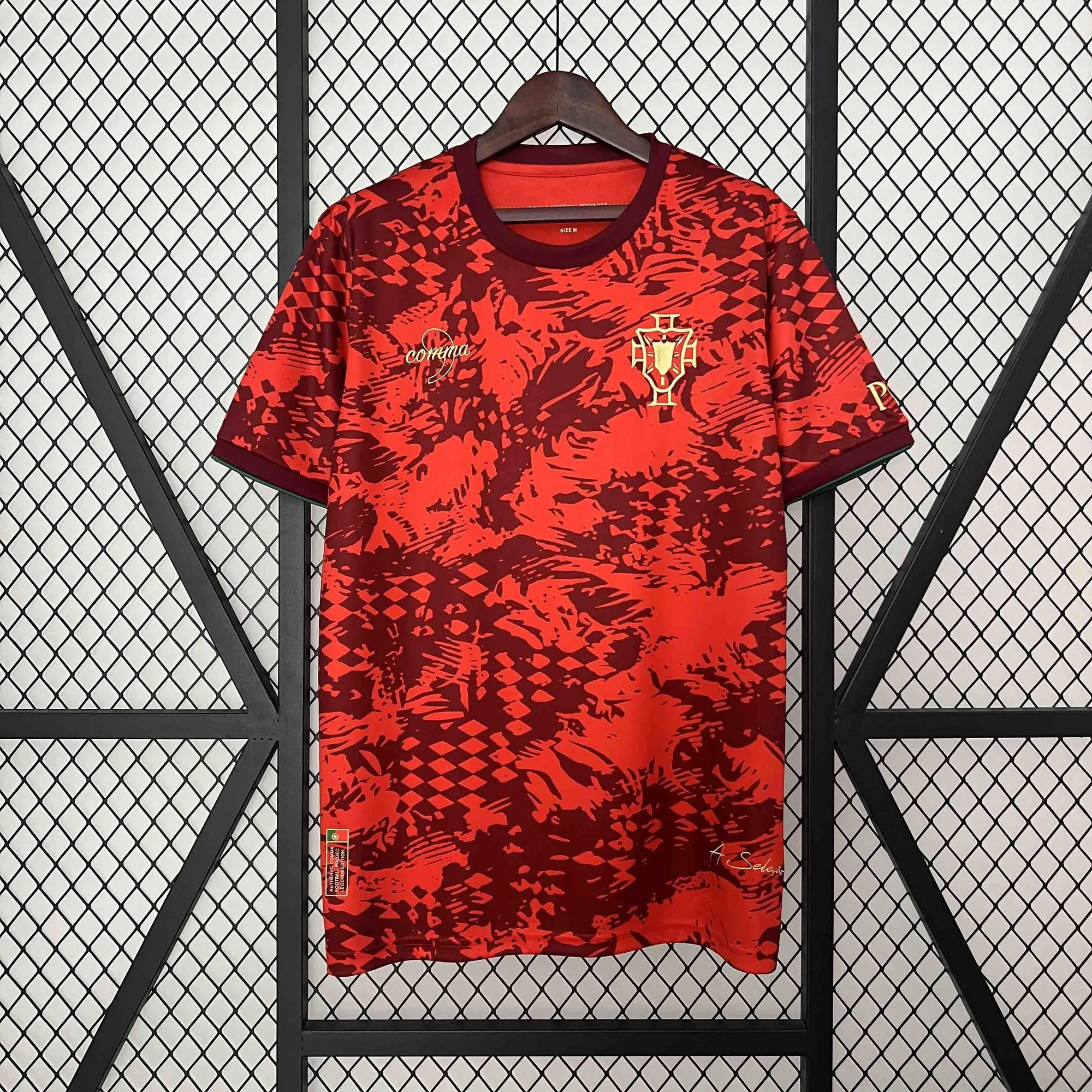 2024 Portugal Training Kit Red UEFA Euro Shirt Football AAAAJersey Supplier 9