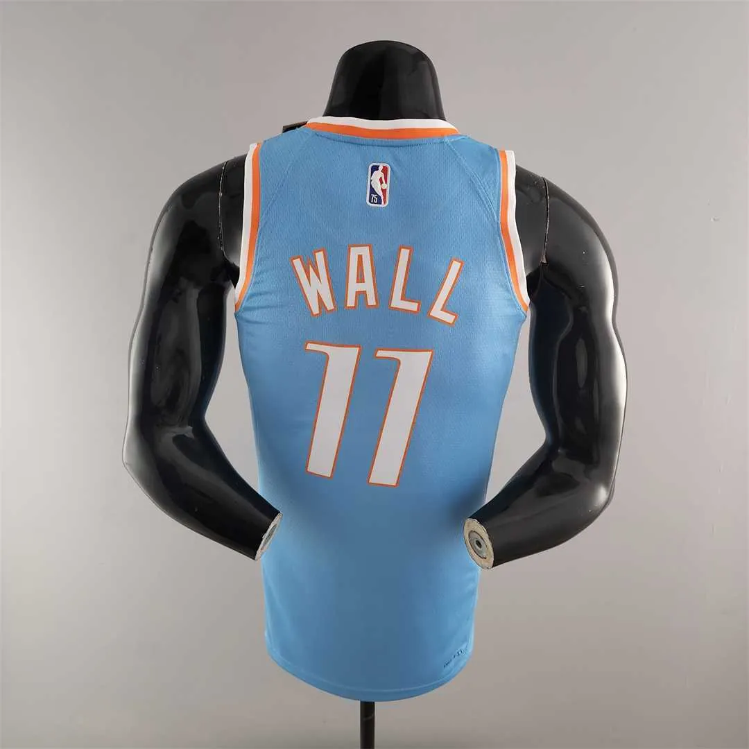 2022 WALL#11 Los Angeles Clippers City Edition NBA Jersey Blue 8