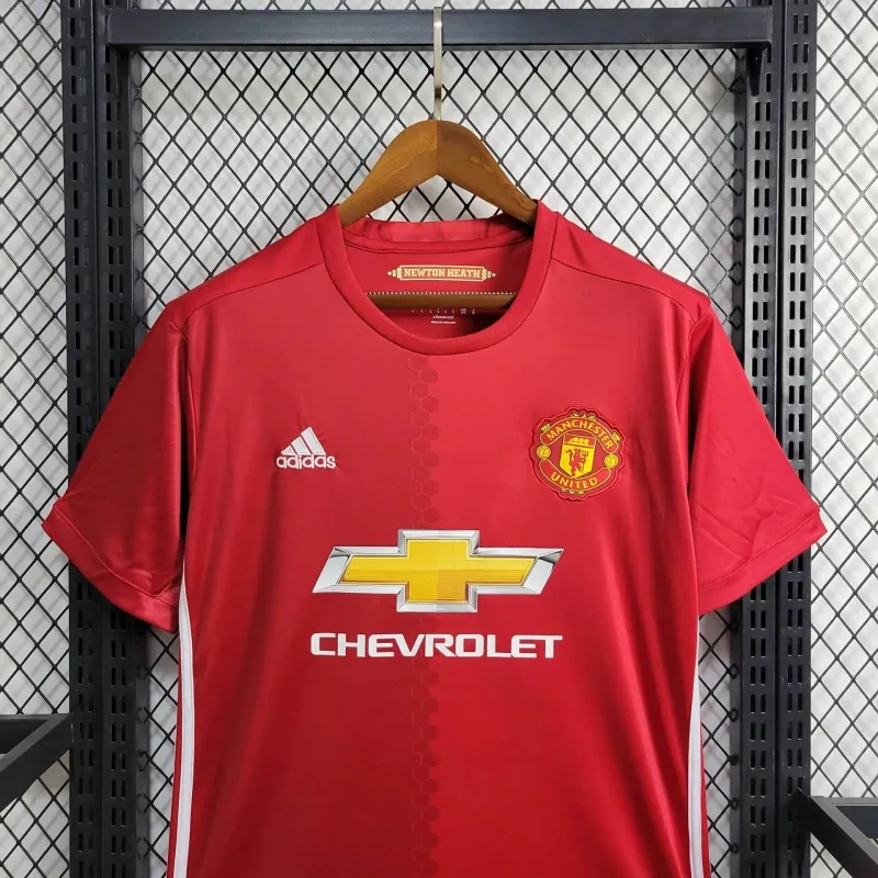 16-17 Manchester United Retro Home Kit Jersey Supplier Yupoo 2
