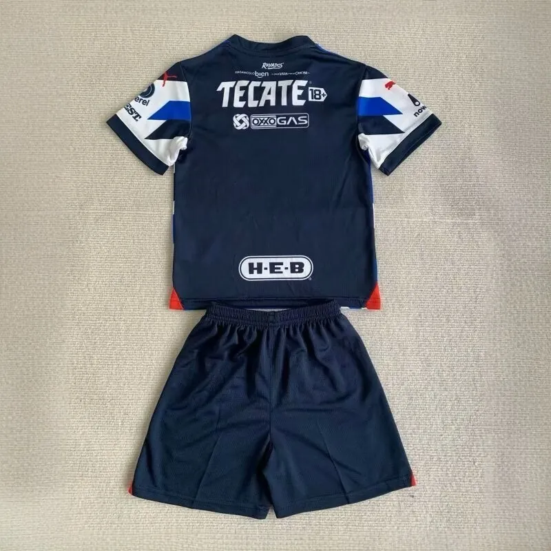 23-24 Rayados Monterrey Third Kids Kits Children Shirt Soccer Jerseys Yupoo 1