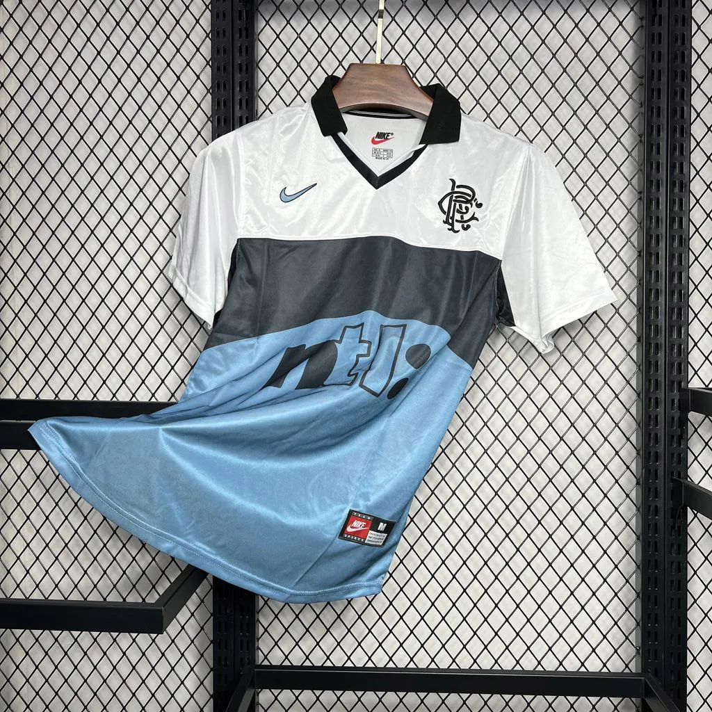 99-00 Rangers Away Retro Kit Vintage Shirt Sport AAAAJersey Yupoo 4