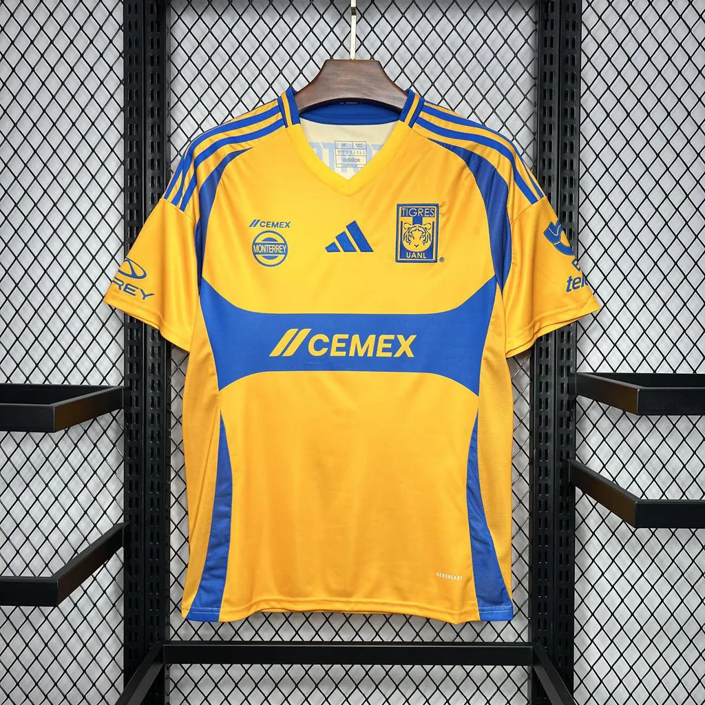 24-25 Tigres UANL Home Kit Soccer Apparels Sport AAAAJersey Yupoo 6