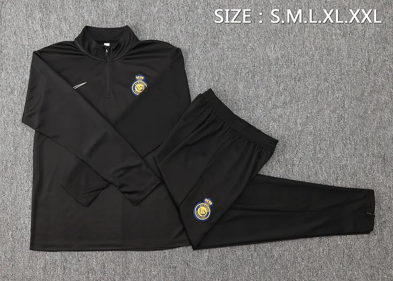 24-25 Al-Nassr Long Sleeve Training Suit Football Shirts 2