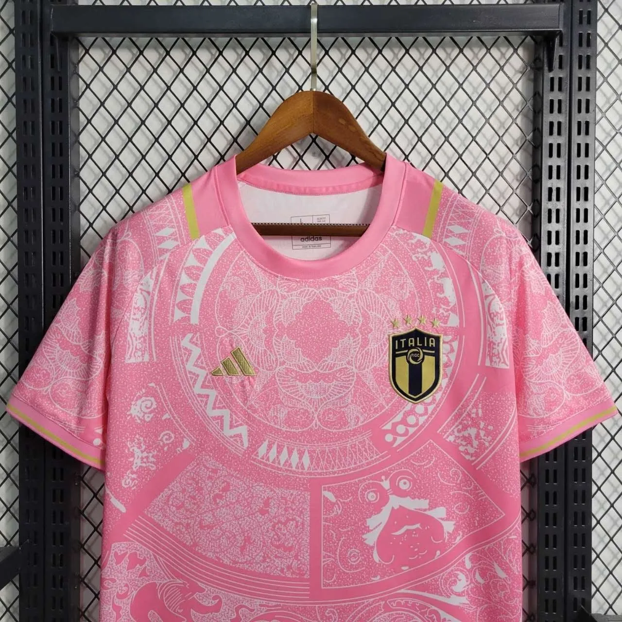 2024 Italy Special Edition Pink S-XXL Cheap Soccer Jerseys 1