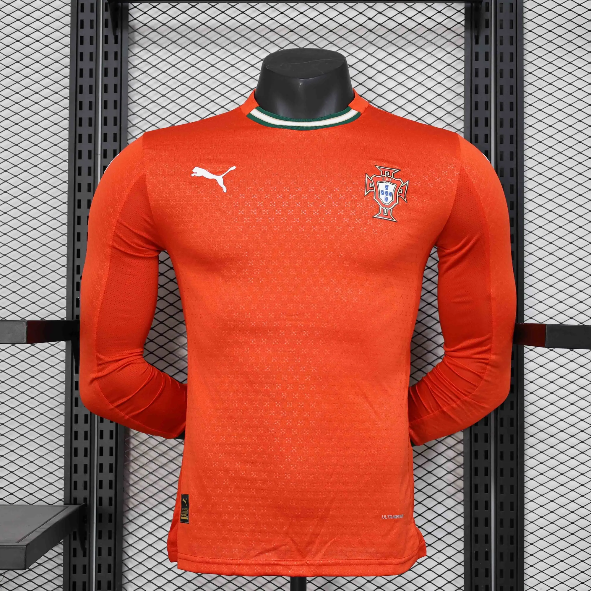 2025 Portugal Home Long Sleeve Kit Player Version Shirt AAAAJersey Supplier Yupoo 6