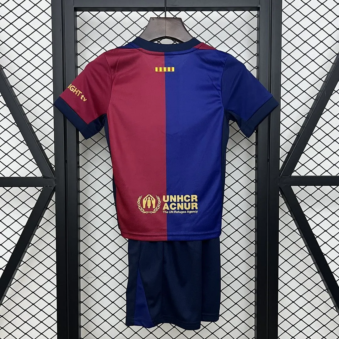 25-26 Barcelona x Travis Scott Home Kid Kits Youth Apparels AAAAJersey Wholesale Yupoo 6