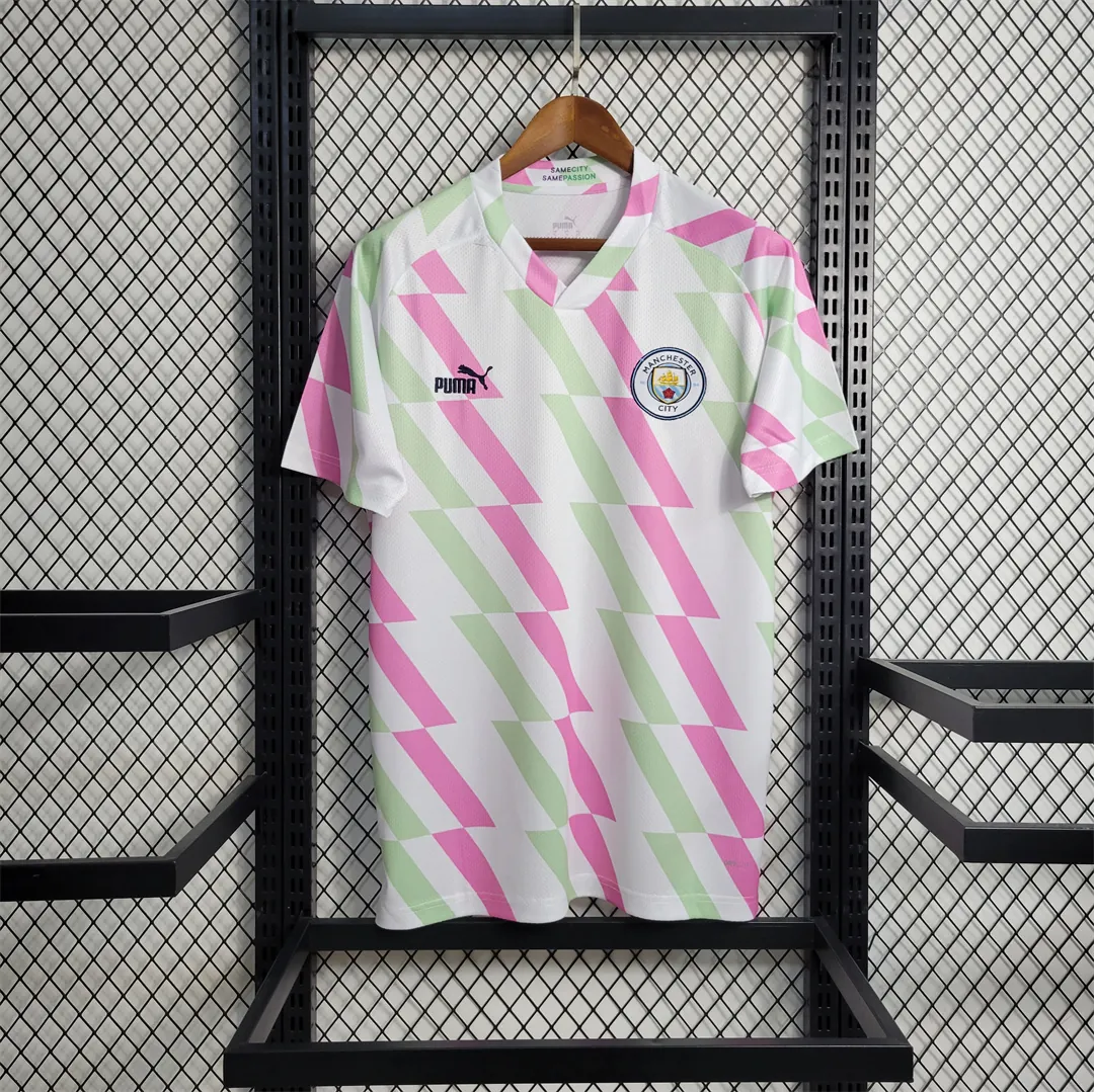 23-24 Manchester City white training suit 9