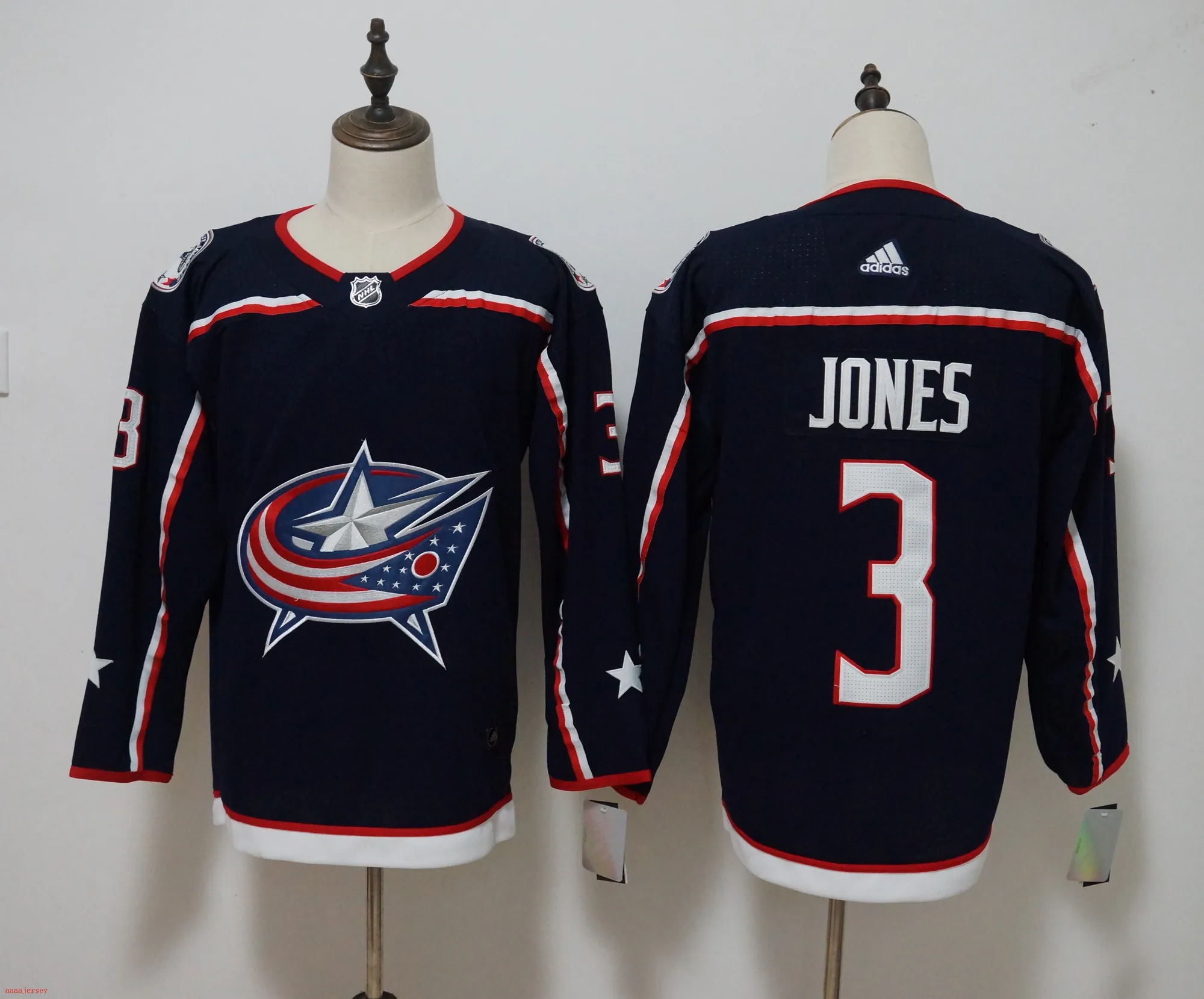 Columbus Blue Jackets Ice Hockey jersey M-3XL 哥伦布蓝衣队冰球服-2 1