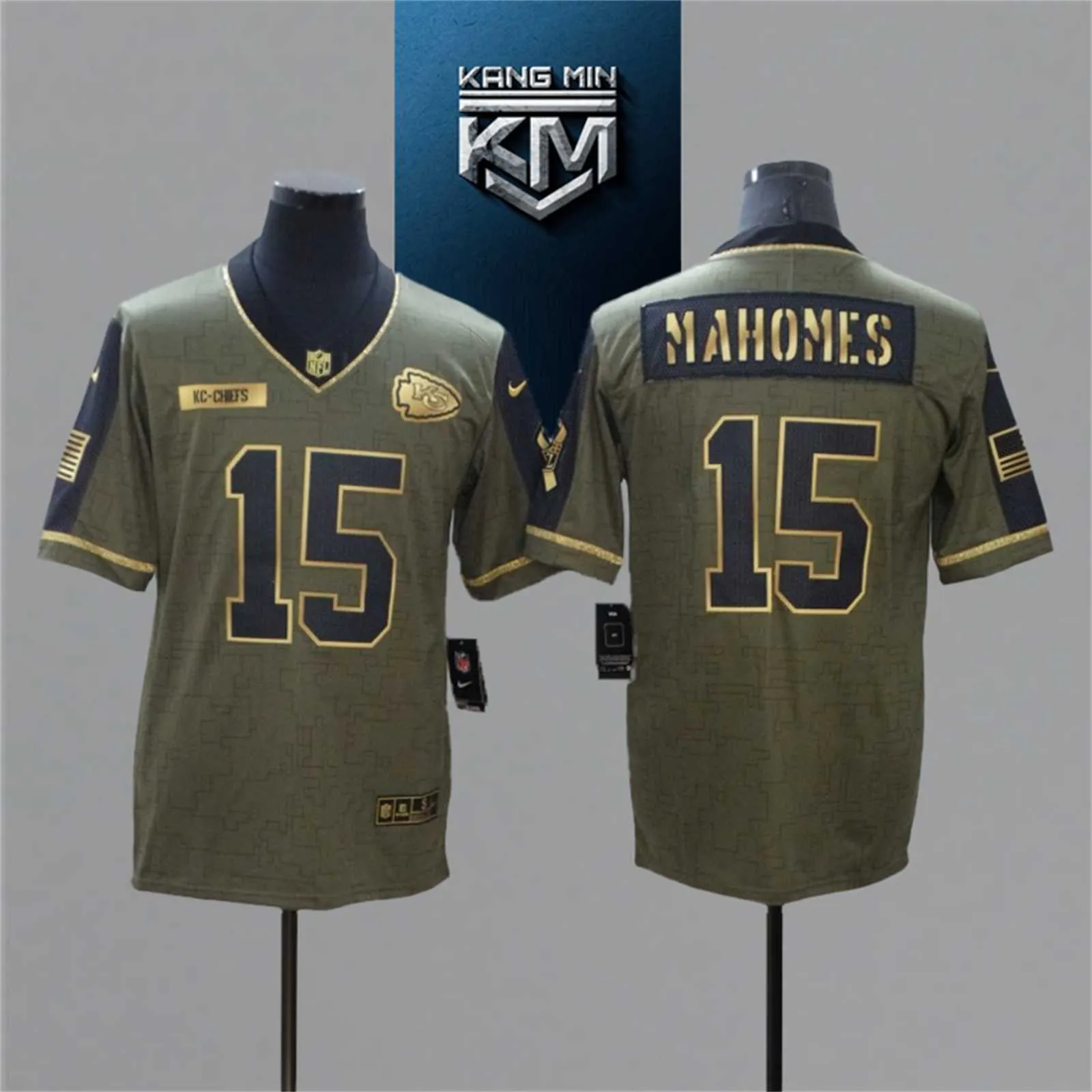 2021 New Tribute Gold Edition NFL Jersey 8