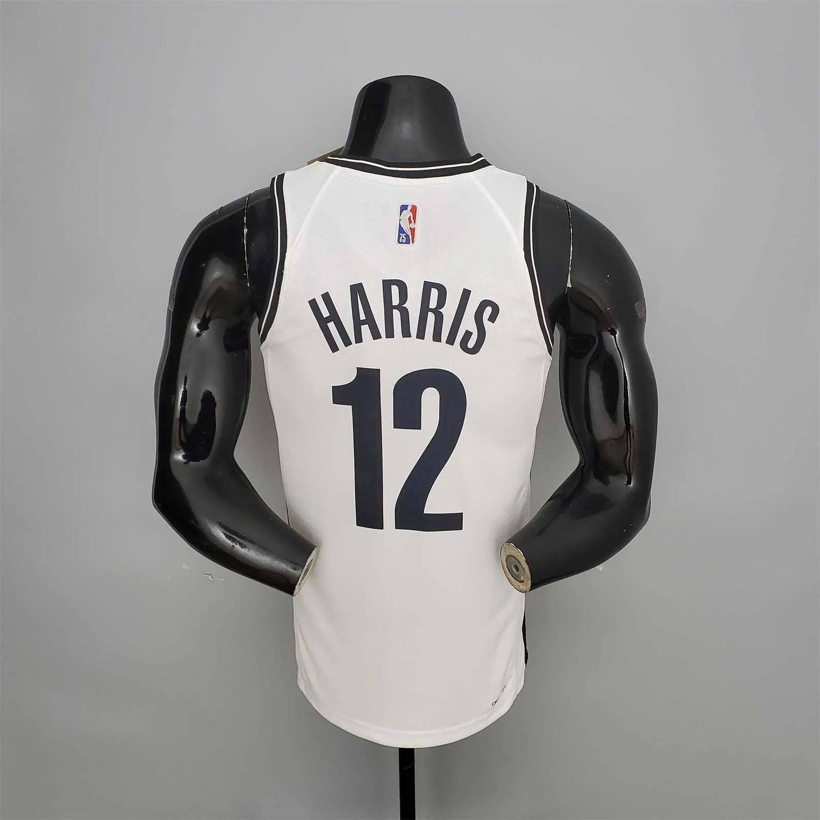 75th Anniversary Harris #12 Nets White 7