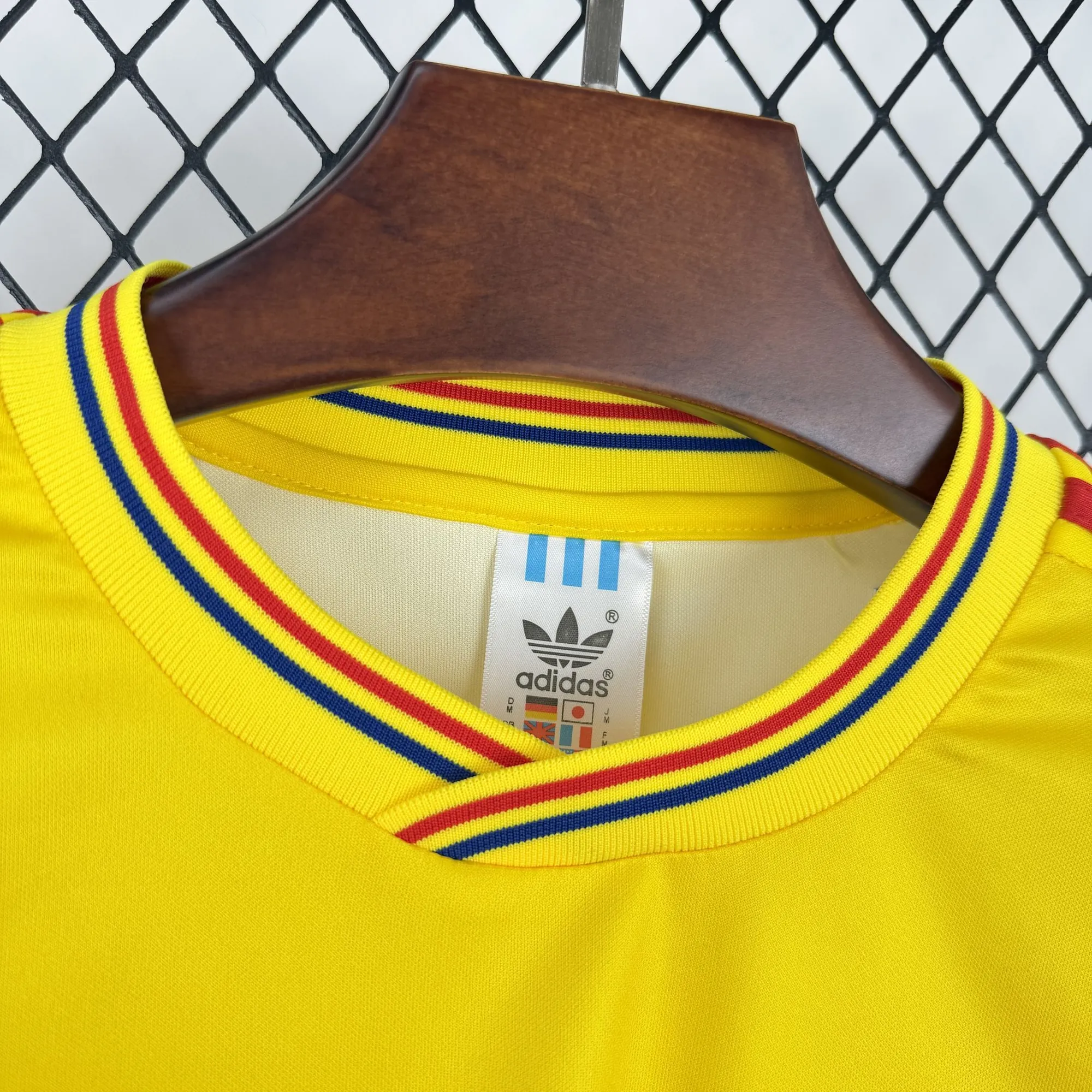 1990 Colombia Retro Mens Home Kit Football Long Sleeve Shirt AAAAJersey Supply Yupoo 6 4