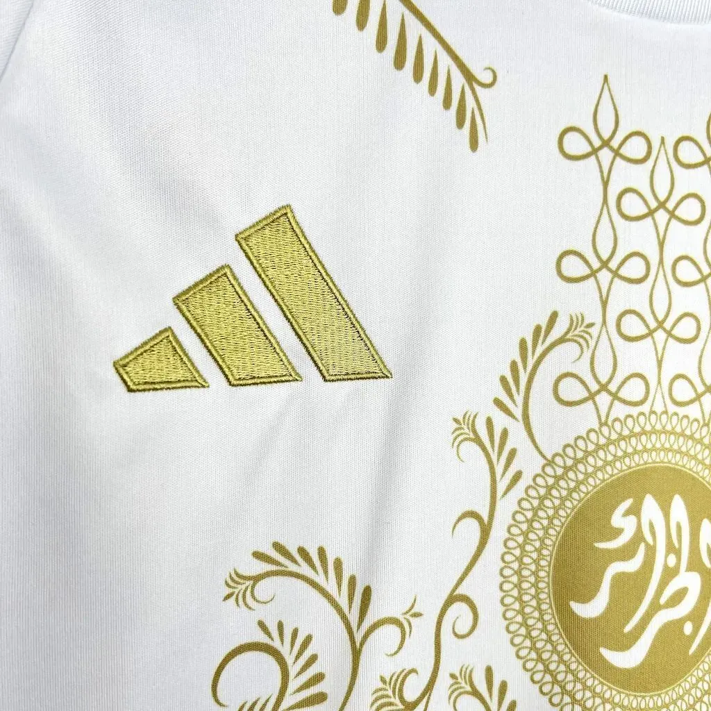 2024 Algeria White Shirt Football T-Shirt AAAAJersey Supplier Yupoo 3