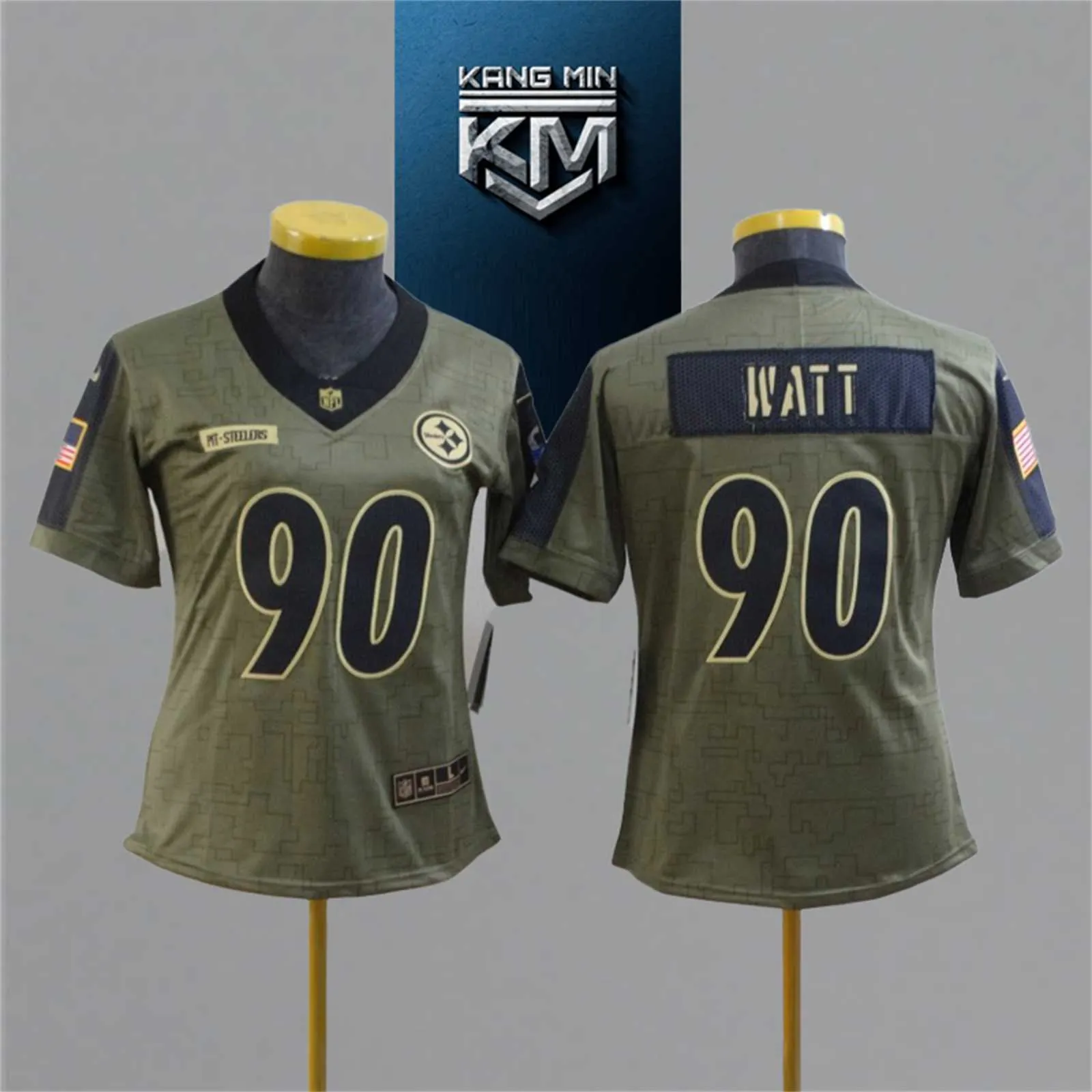 2021 New Tribute to NFL Jersey woman 6