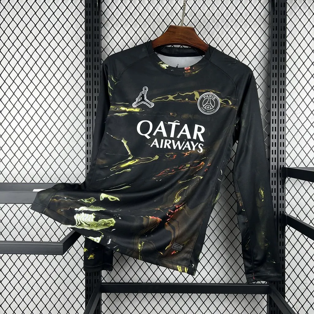 26-27 PSG x Stadium Night Mens Forth Kit Football Long Sleeve T-Shirts AAAAJersey Supply Yupoo 2 2