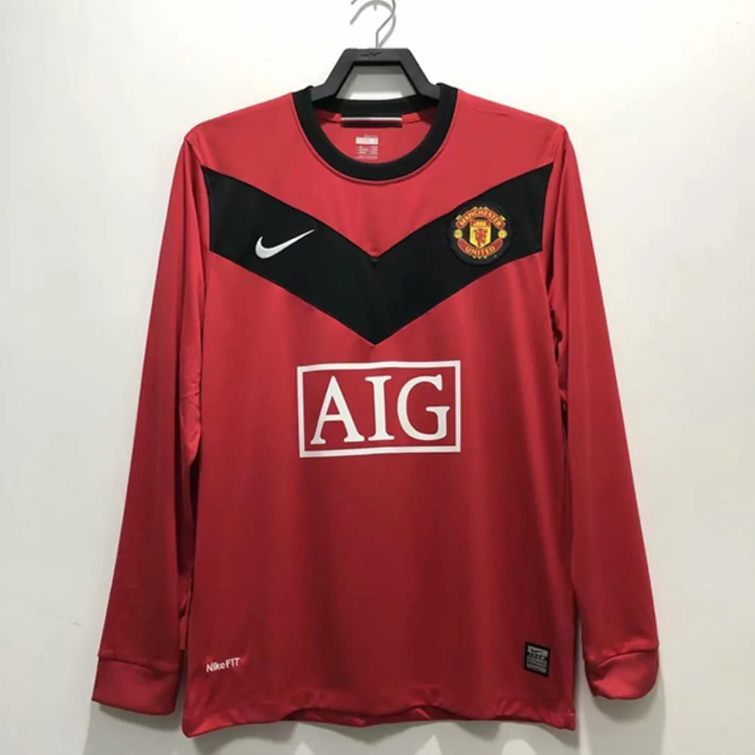 09-10 Manchester United home long sleeve 6