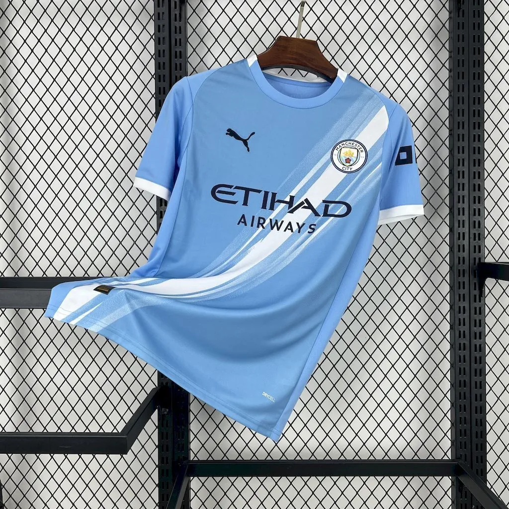25-26 Manchester City Home Kit Football T-Shirt AAAAJersey Dropship Yupoo 11