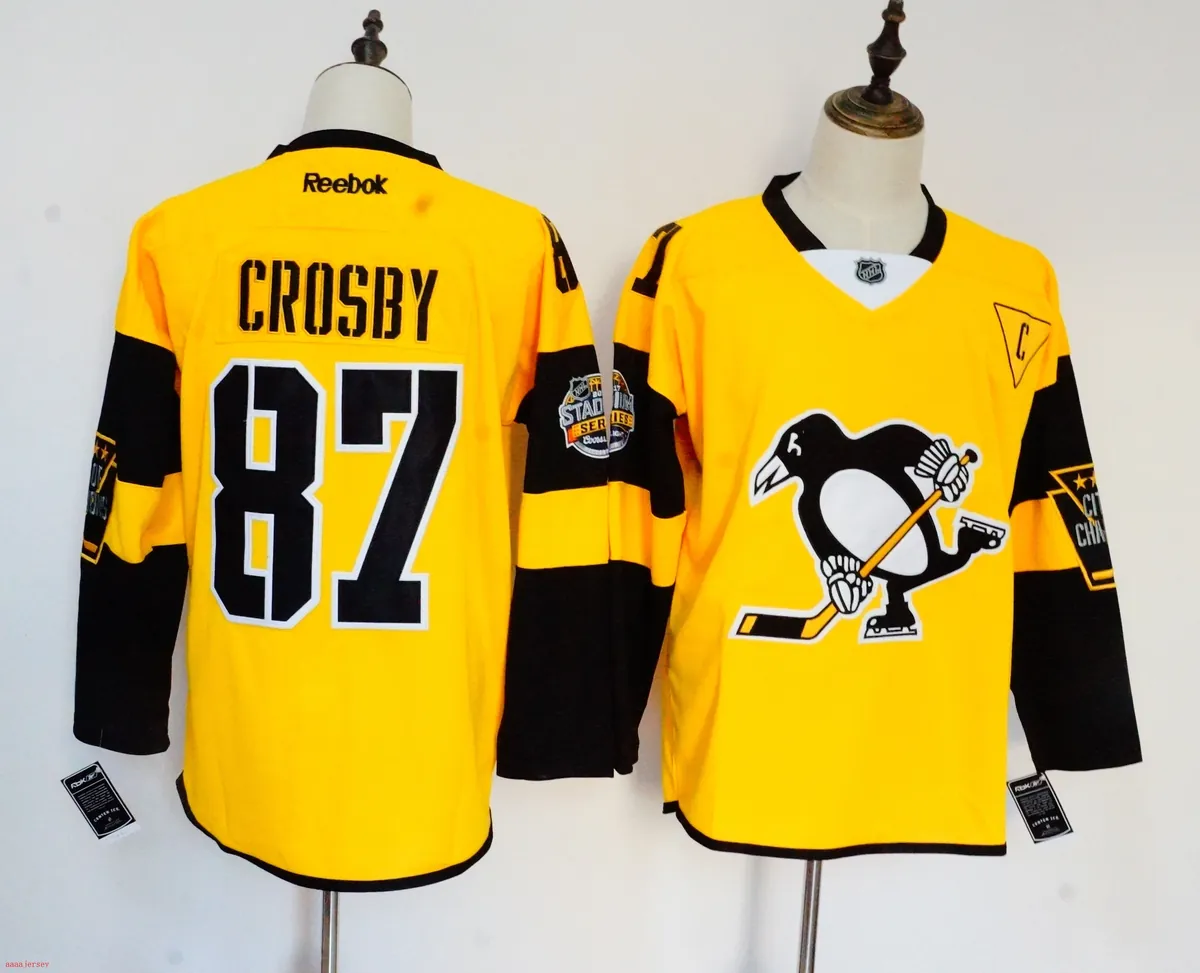 Pittsburgh Penguins ice hockey jersey M-3XL 匹兹堡企鹅冰球服 5