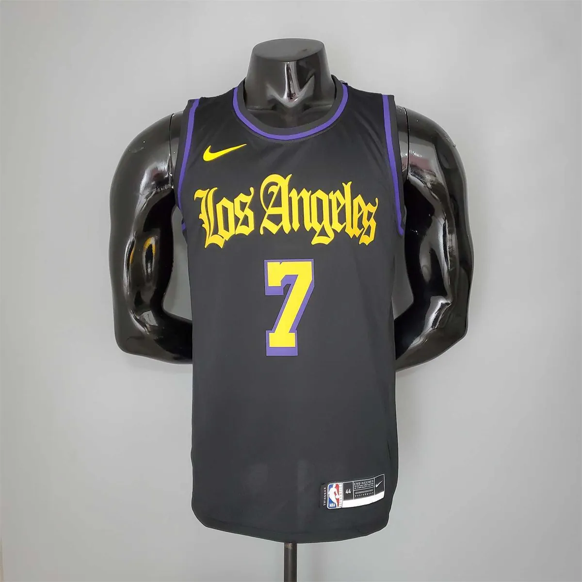 2021 ANTHONY#7 Los Angeles Lakers Black Latin Black 8