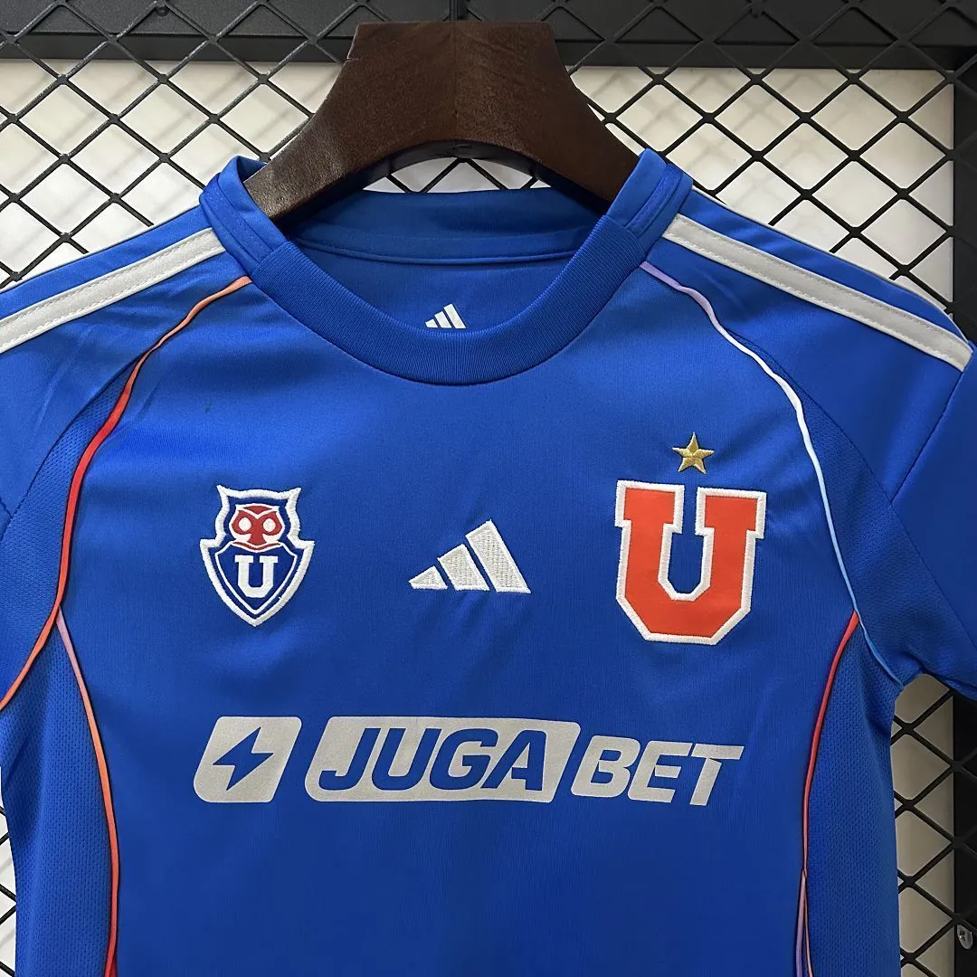 25-26 University of Chile Home Kid Kits Youth Apparels AAAAJersey Dropship Yupoo 3
