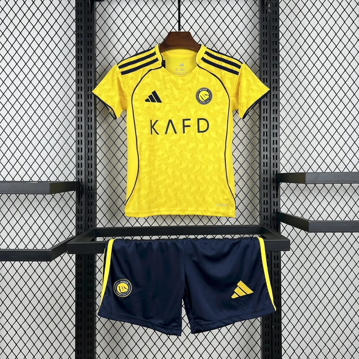 25-26 Al-Nassr Home Kid Kits Youth Apparels AAAAJersey Supply Yupoo 6