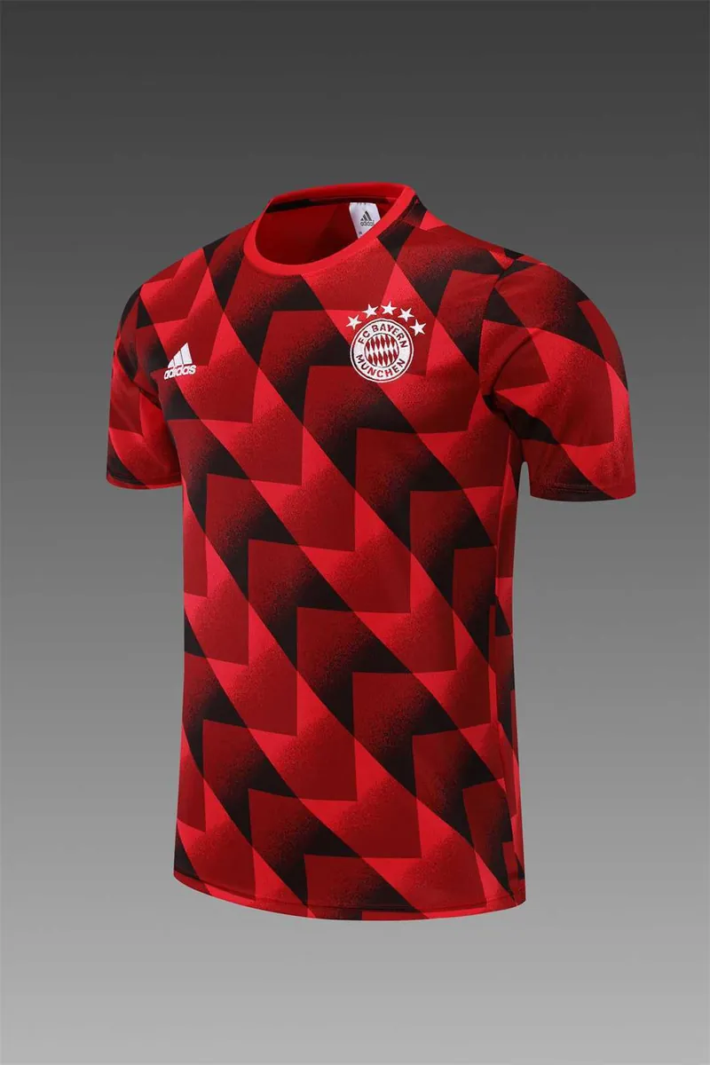 22-23 Bayern Training Suit Short Sleeve Kit Red 14