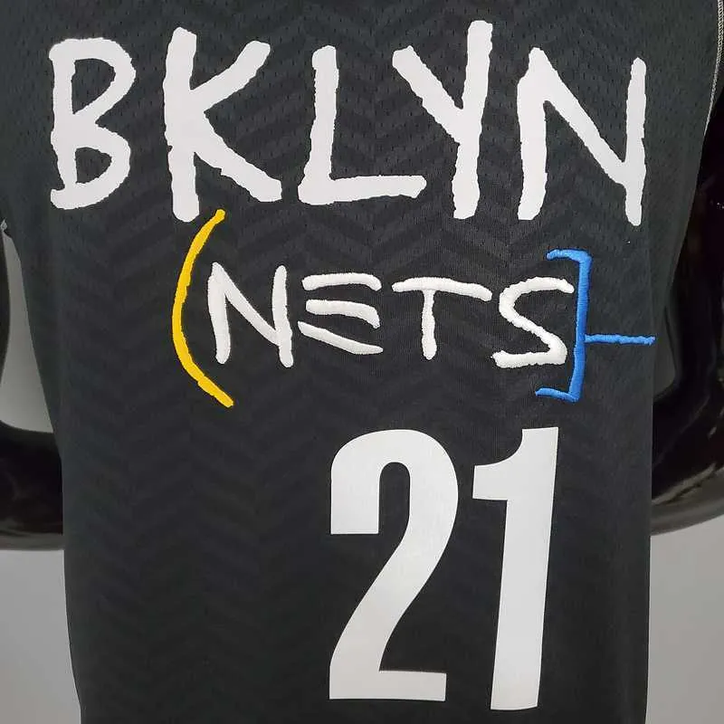 New Brooklyn Nets ALDRIDGE#21 City Edition Black 8