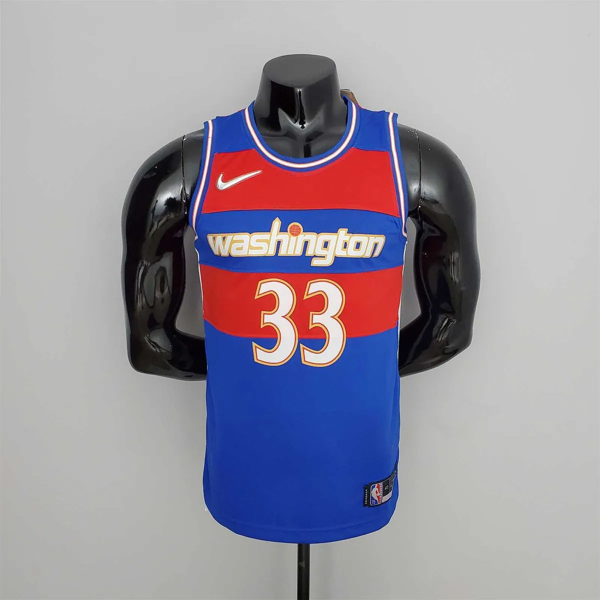 2022 Season Kuzma #33 Talent City Edition Blue Red NBA Jersey 10