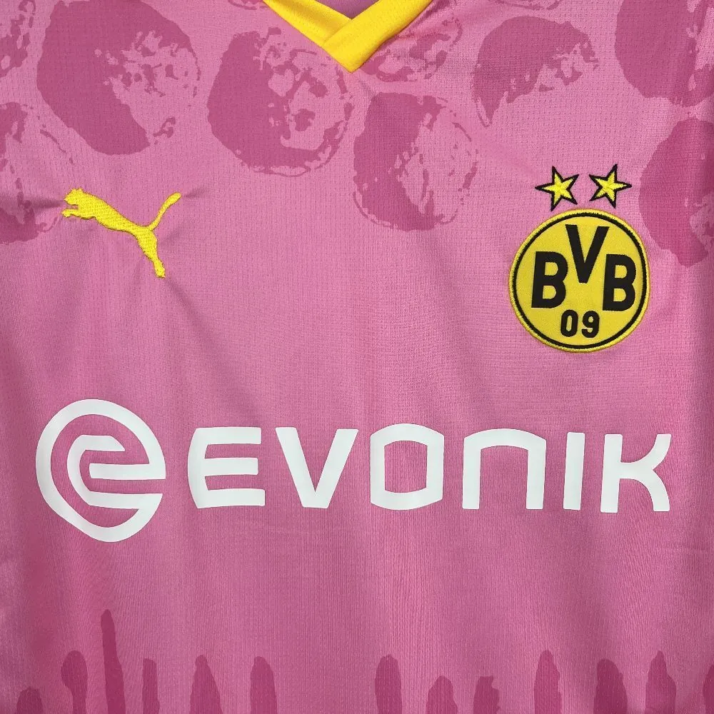25-26 Borussia Dortmund Pink Kit Special Edition Shirt Football Apparels Soccer AAAAJersey Yupo 1
