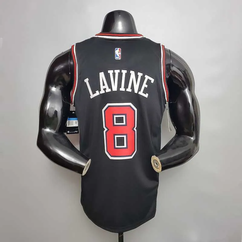 LAVINE#8 Chicago Bulls Black 7
