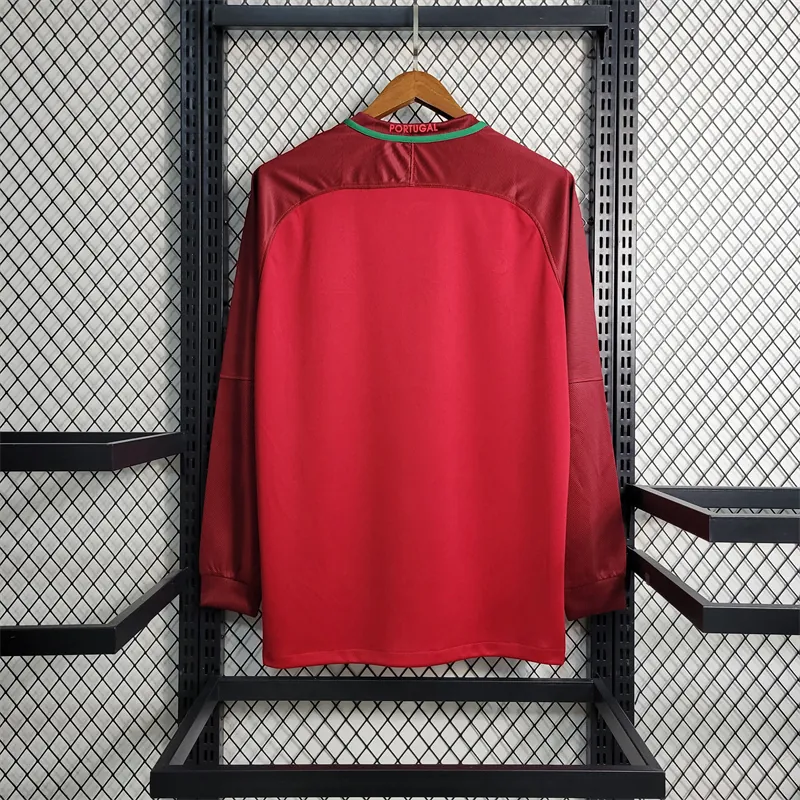 16-17 Retro Portugal Home Long Sleeve Size S-XXL 1