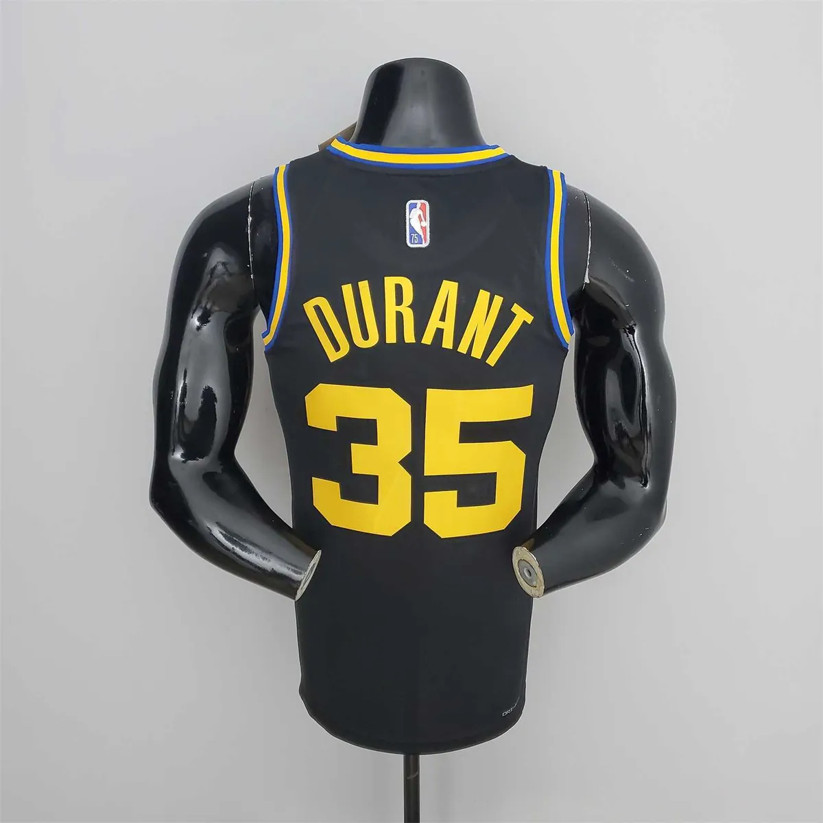 2022 Season Durant #35 Warriors City Edition Black NBA Jersey 2