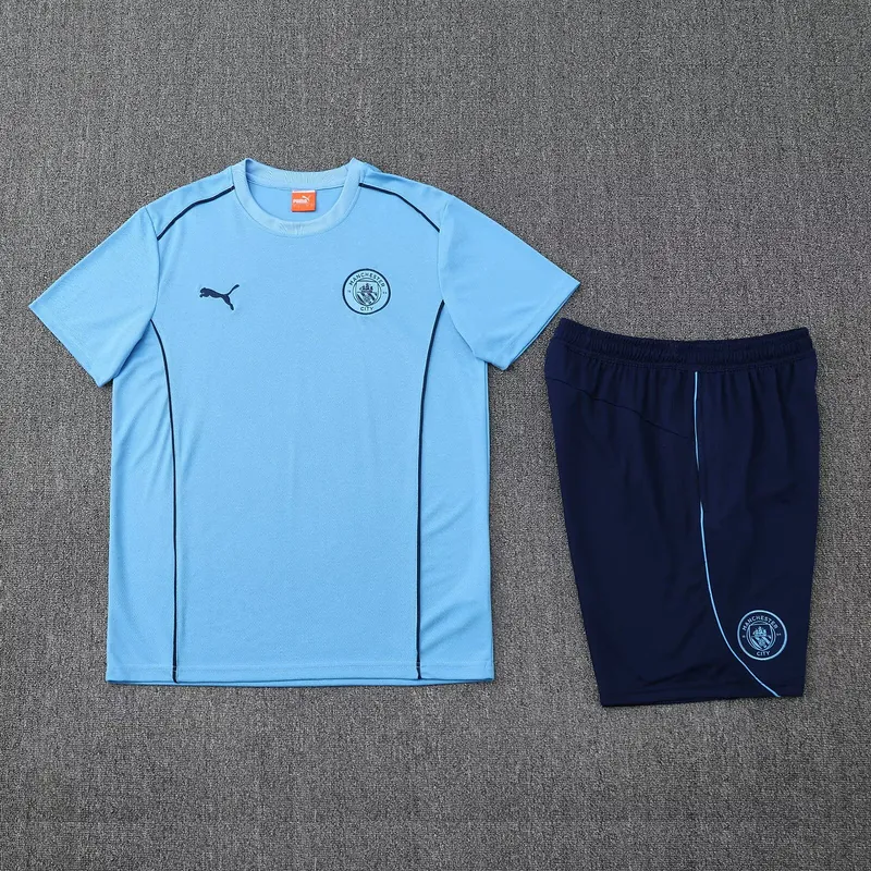 25-26 Manchester City Blue Training Kit Soccer AAAAJersey Yupoo S-2XL 1