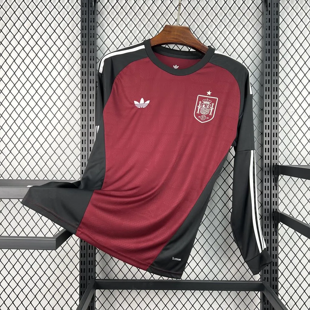 2026 Spain Mens Goalkeeper Kit Soccer Long Sleeve T-Shirt AAAAJersey Supply Yupoo 2 1
