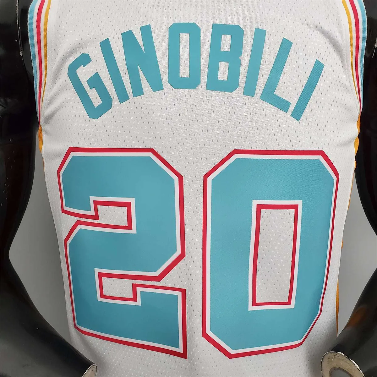 2022 season Ginobili #20 Spurs City Edition White 3