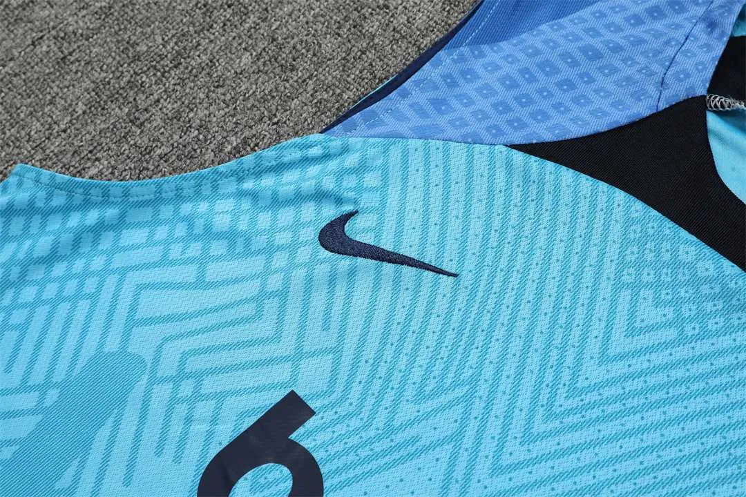 22-23 Barcelona vest training suit kit blue 21
