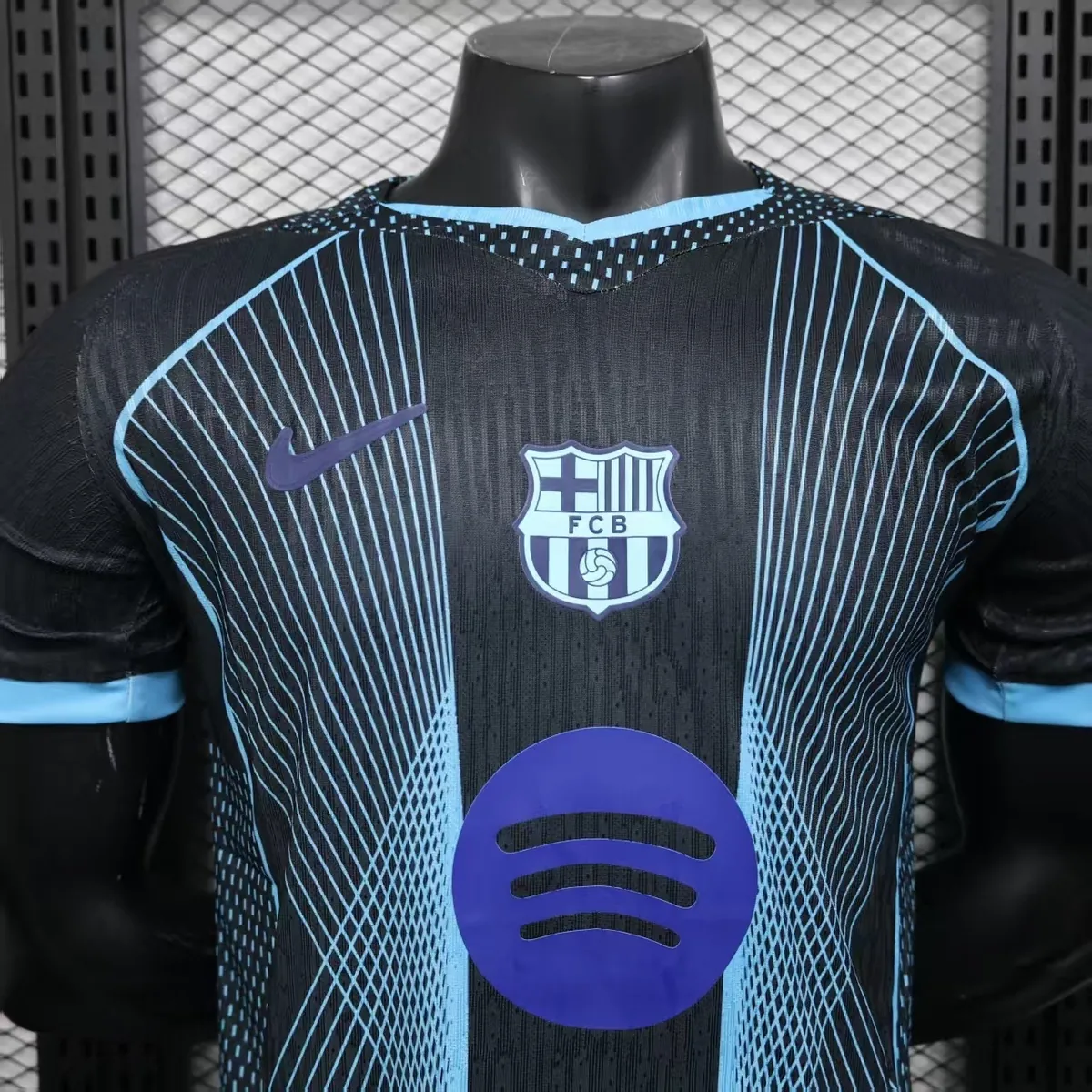 25-26 Barcelona Special Edition Navy Kit Player Version Soccer été Maillot AAAAJersey Supplier 2