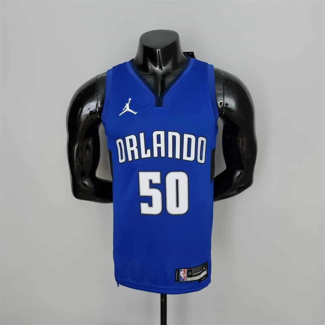 75th Anniversary Anthony#50 Orlando Magic Blue NBA Jersey 10