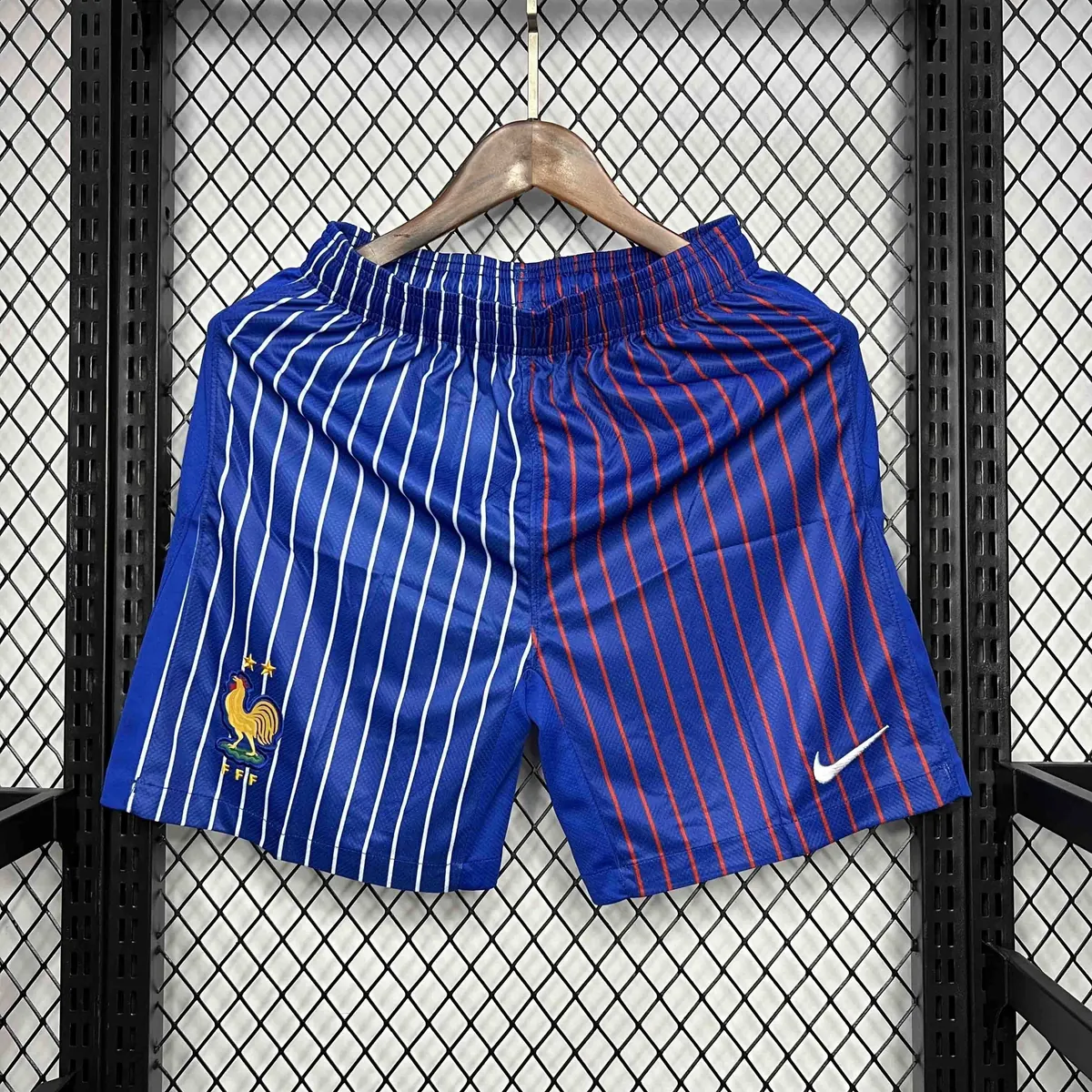2024 France Away Shorts UEFA Euro 2024 Football Uniform AAAAJerseys Dropshipping Yupoo 2