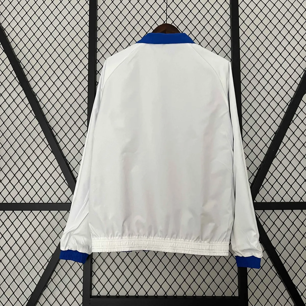23-24 San Luis Reversible Windbreaker White&Blue Double-Sides Jacket Soccer Jerseys For Sale 3