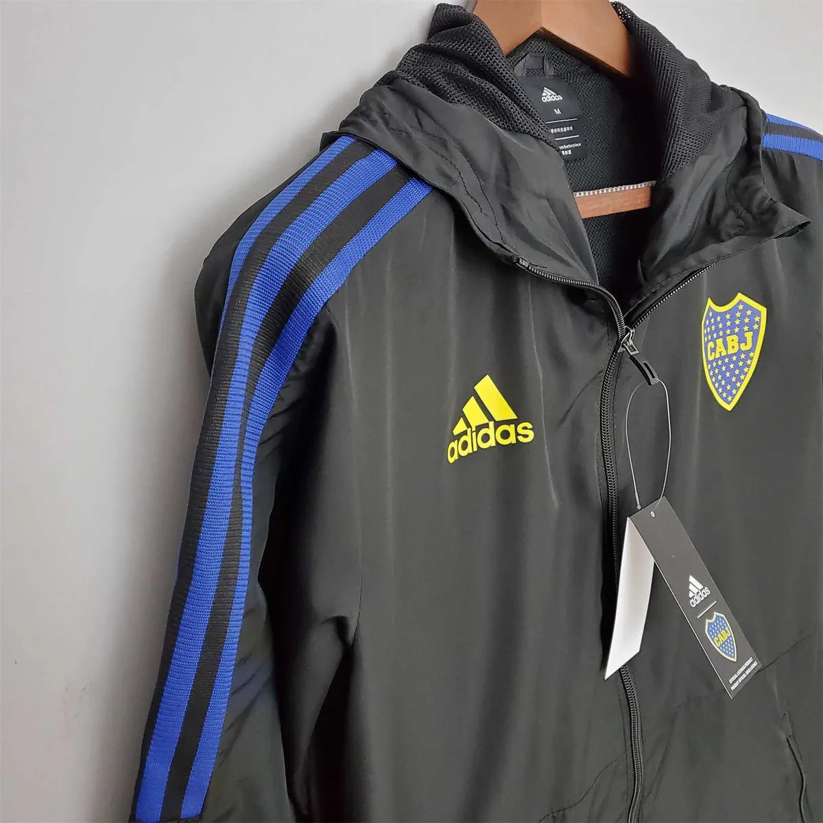 22-23 Boca Juniors black windbreaker 4