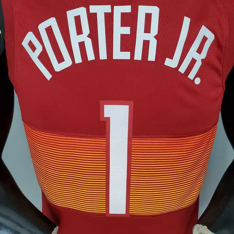 2021 PORTER JR. #1 Nuggets City Edition Red 6