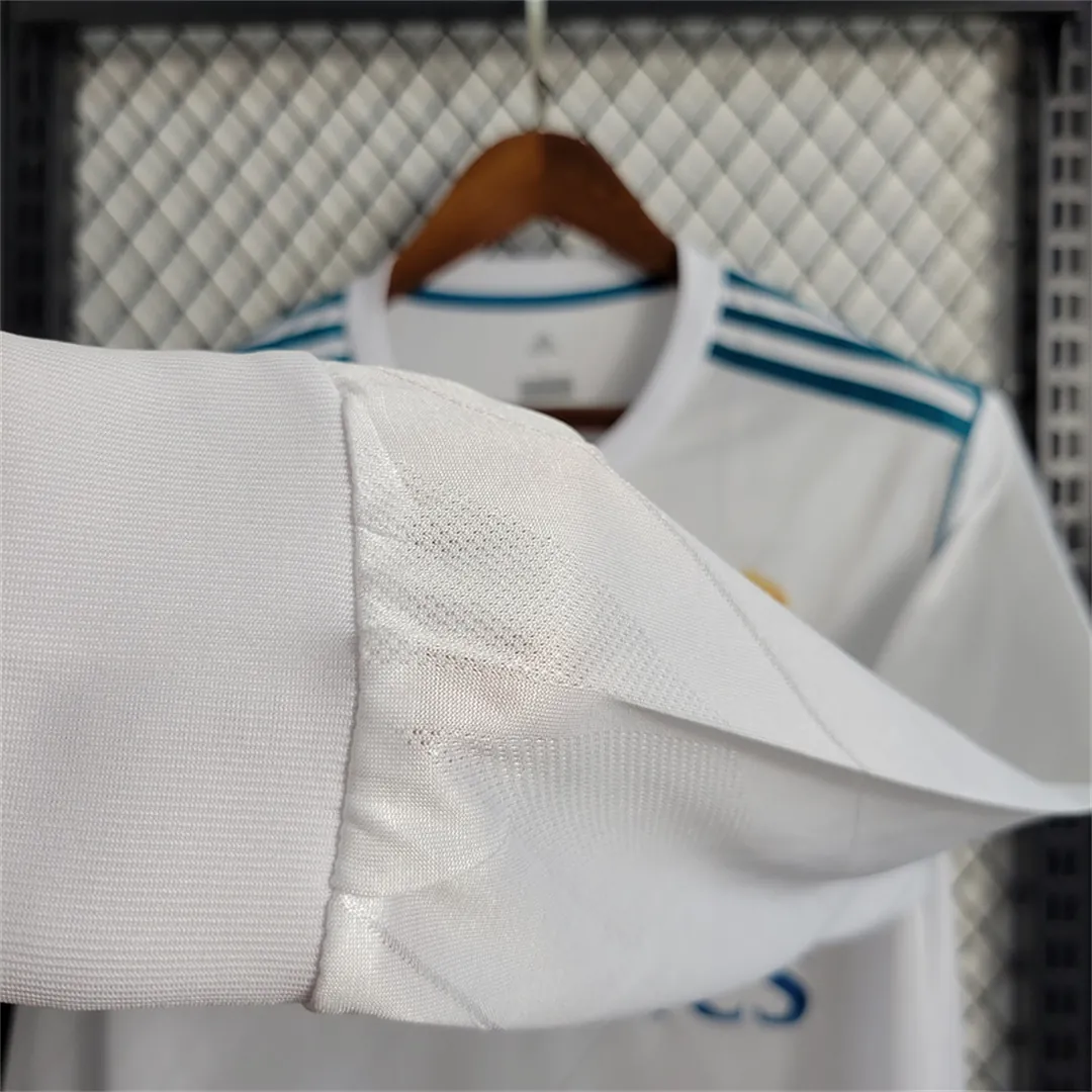 17-18 Real Madrid home long sleeve 4