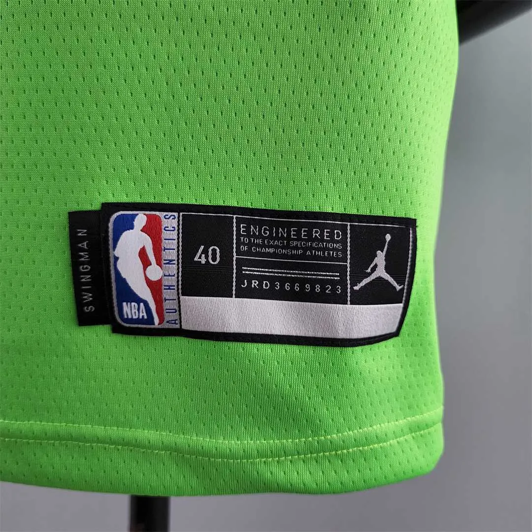 Minnesota Timberwolves EDWARDS#1 Air Jordan NBA Jersey Blue 4