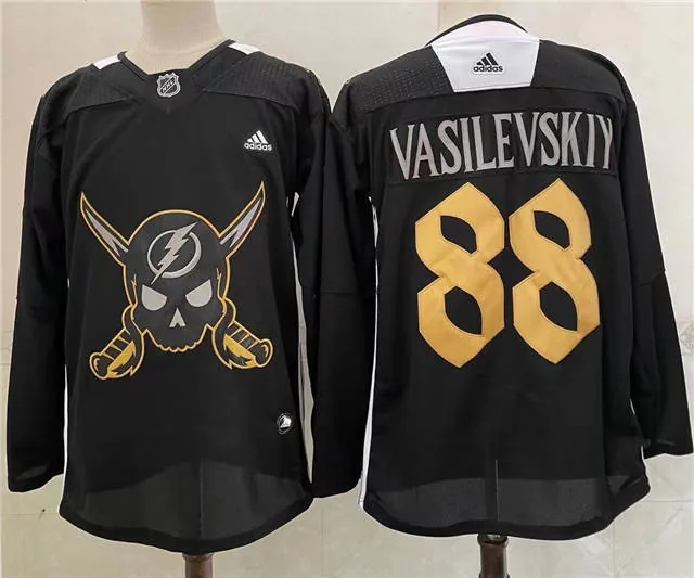 Bay Lightning ice hockey jersey【ID9301658】M-3XL 坦帕湾闪电队冰球服 4
