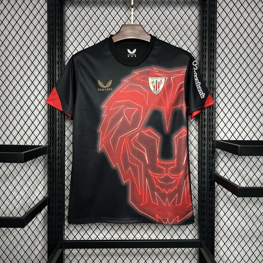 24-25 Athletic Bilbao Pre-Match Shirt Soccer Uniforms Soccer AAAAJersey Yupoo 5