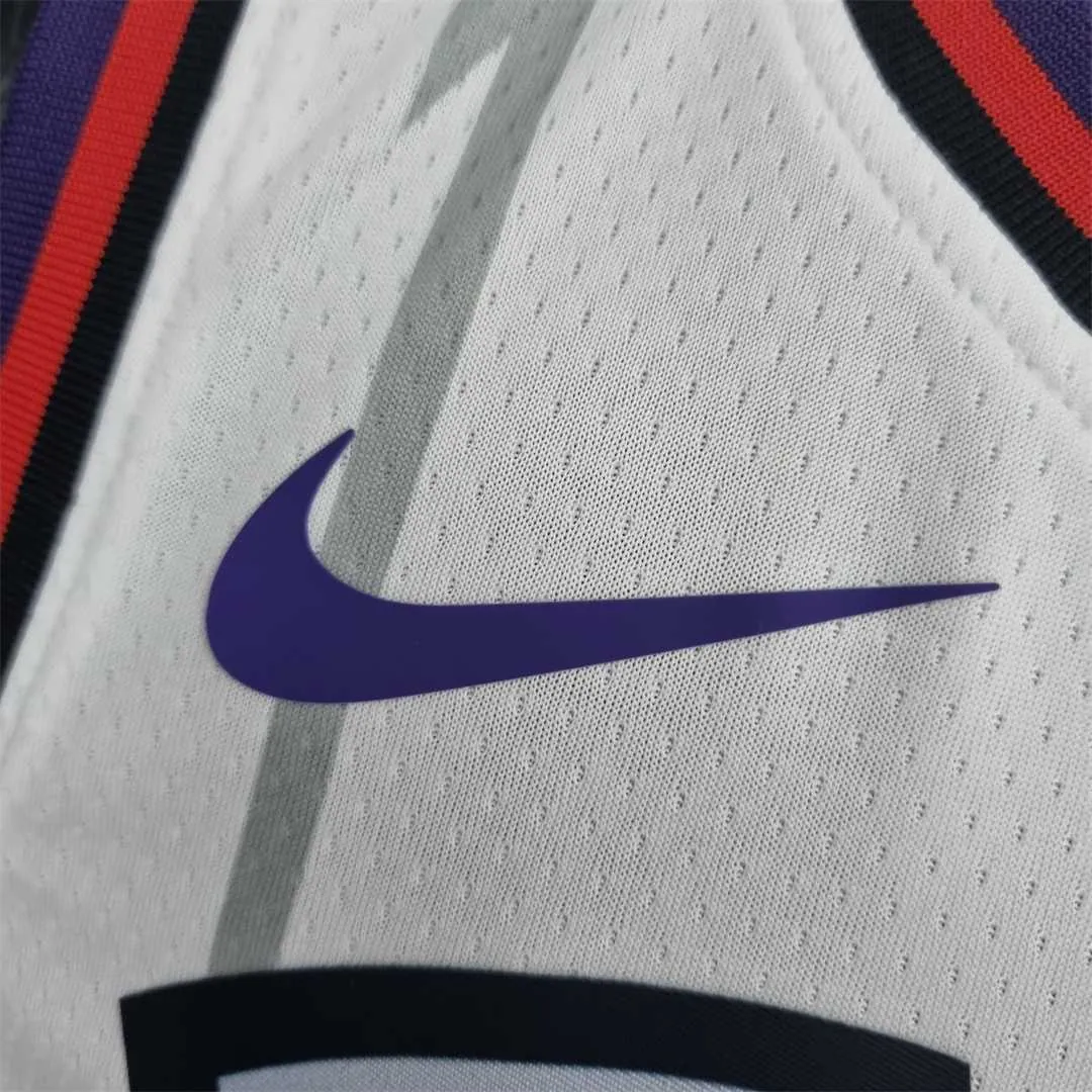 Toronto Raptors VANVLEET#23 White NBA Jersey 3