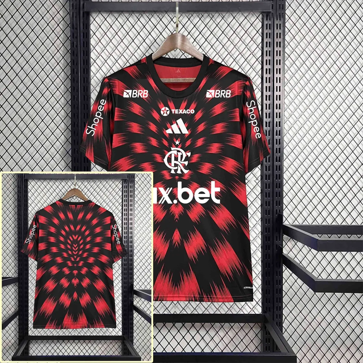 25-26 All Sponsor Flamengo Training Kit Soccer AAAAJersey Yupoo S-2XL-1 1