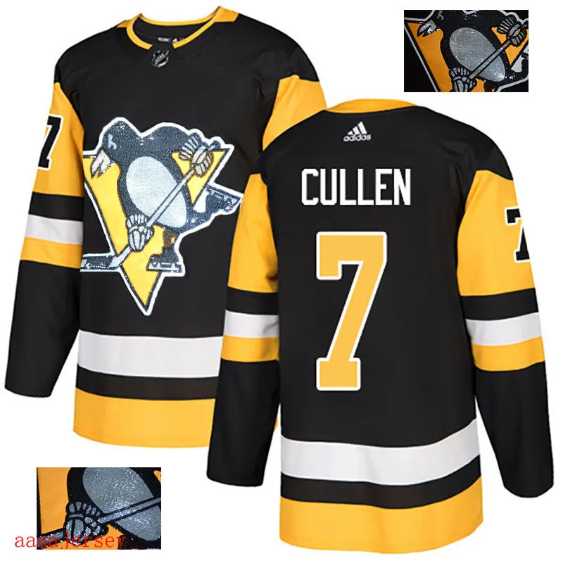 2018 Pittsburgh Penguins ice hockey jersey M-3XL 匹兹堡企鹅队时尚亮片款冰球服 38