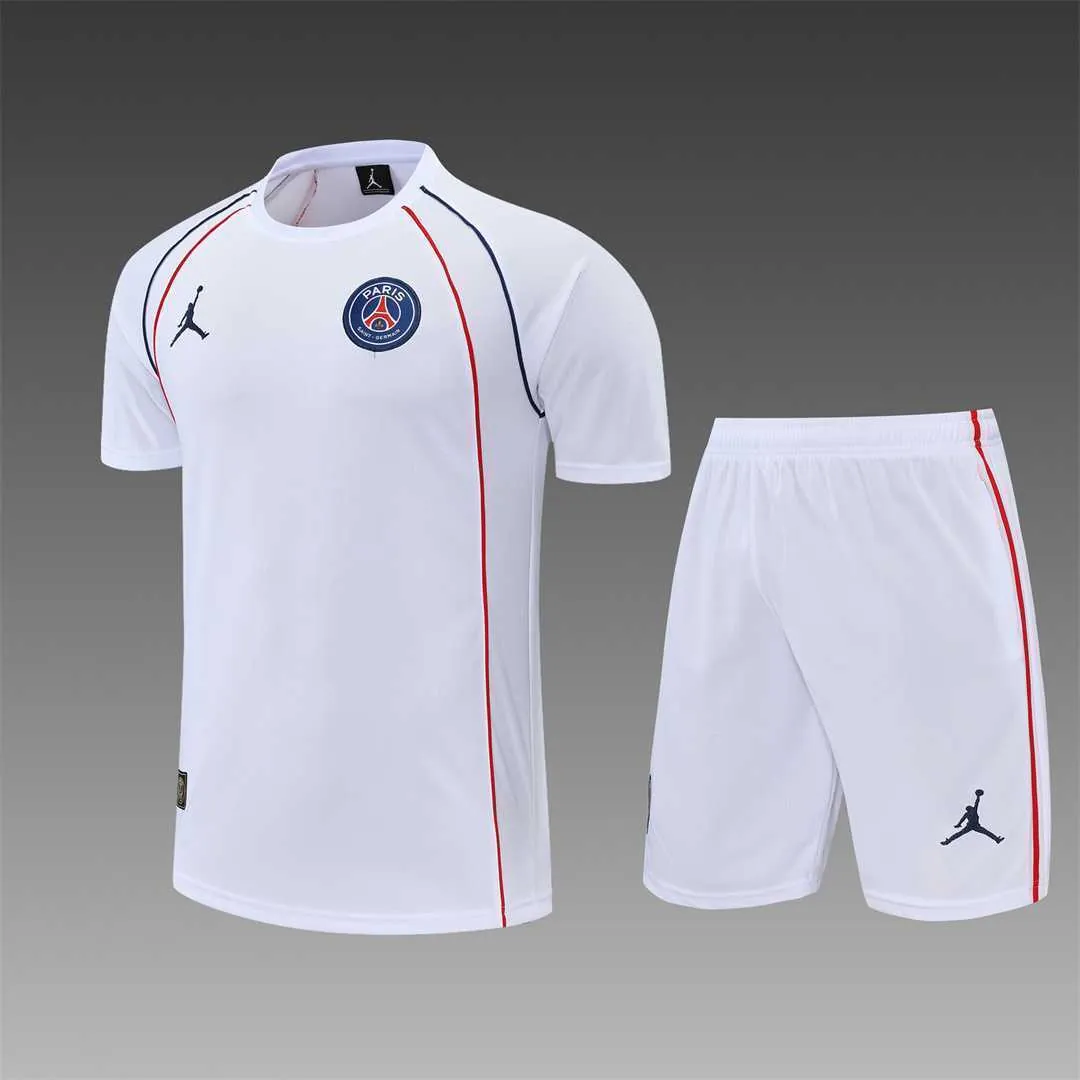 22-23 PSG training suit short sleeve kit White 21