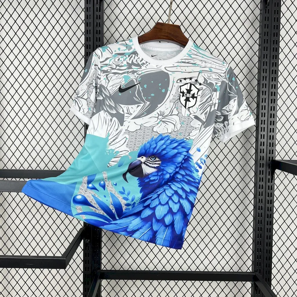 2025 Brazil x Parrot Special Edition Shirt Football Uniforms AAAAJersey Supply Yupoo 5